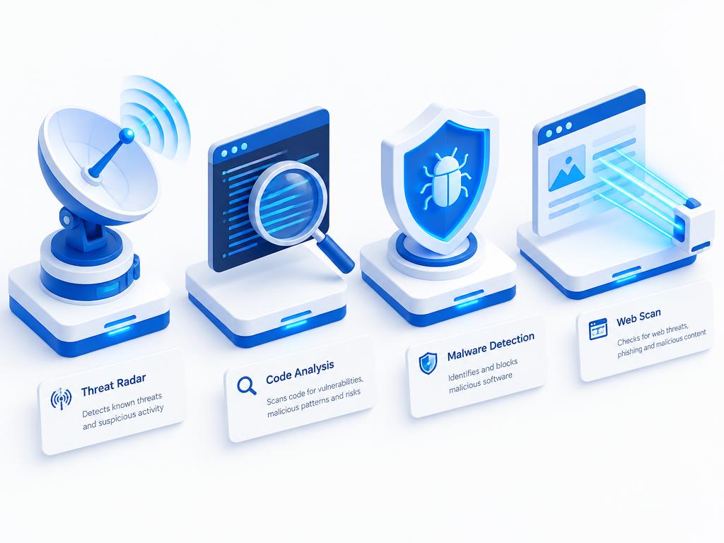 DAST + Nuclei CVEs + Semgrep SAST + Threat Intel
